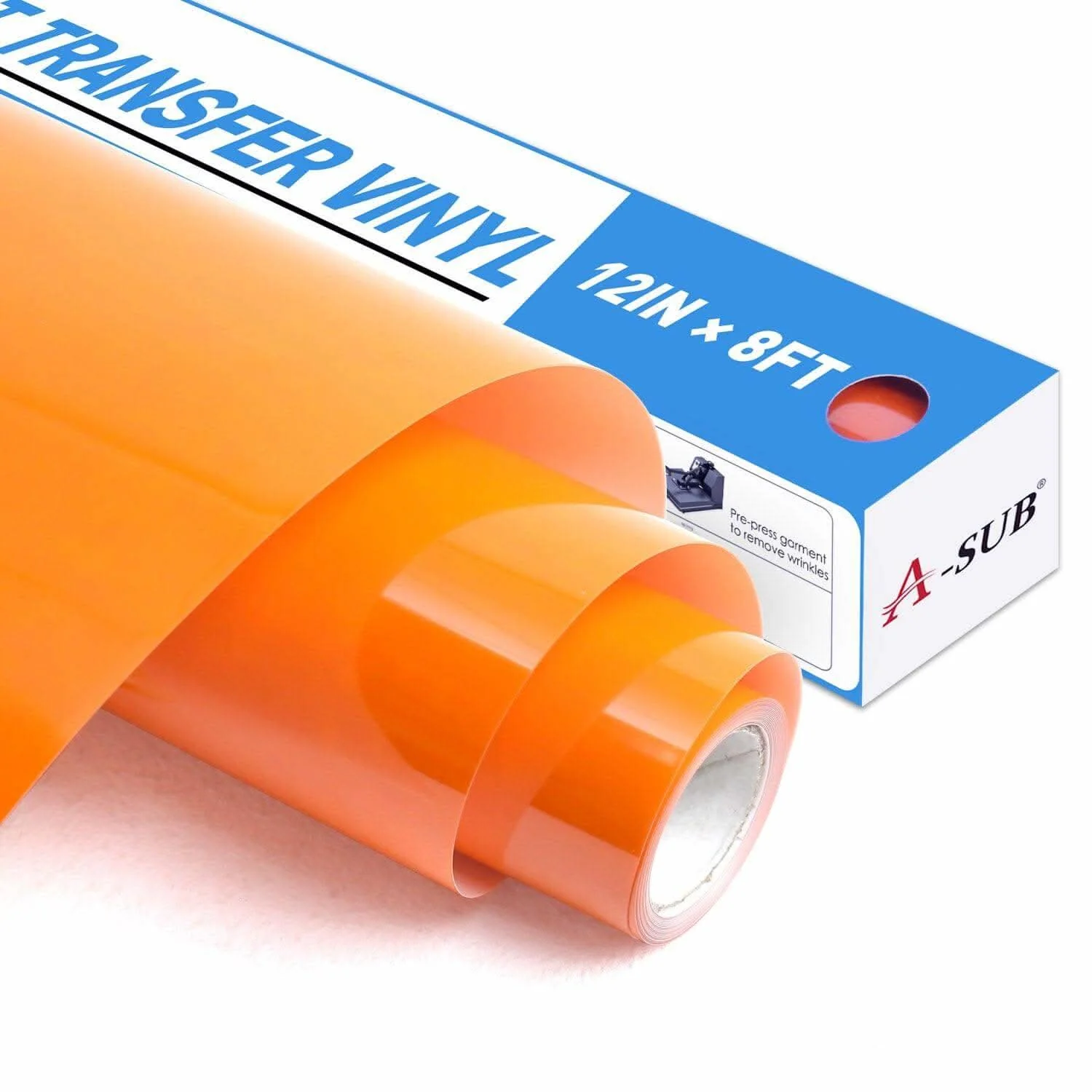 A-SUB Basic Color Heat Transfer Vinyl Roll 12"*8ft - Image 10