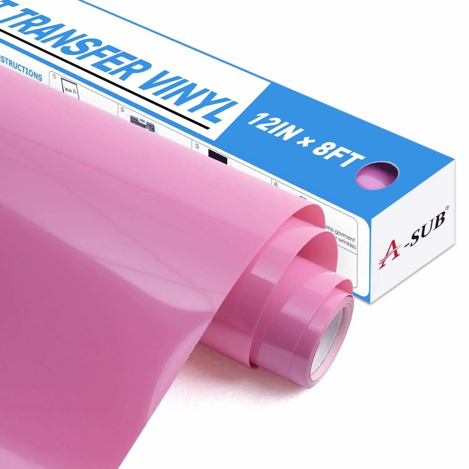 A-SUB Basic Color Heat Transfer Vinyl Roll 12"*8ft - Image 18
