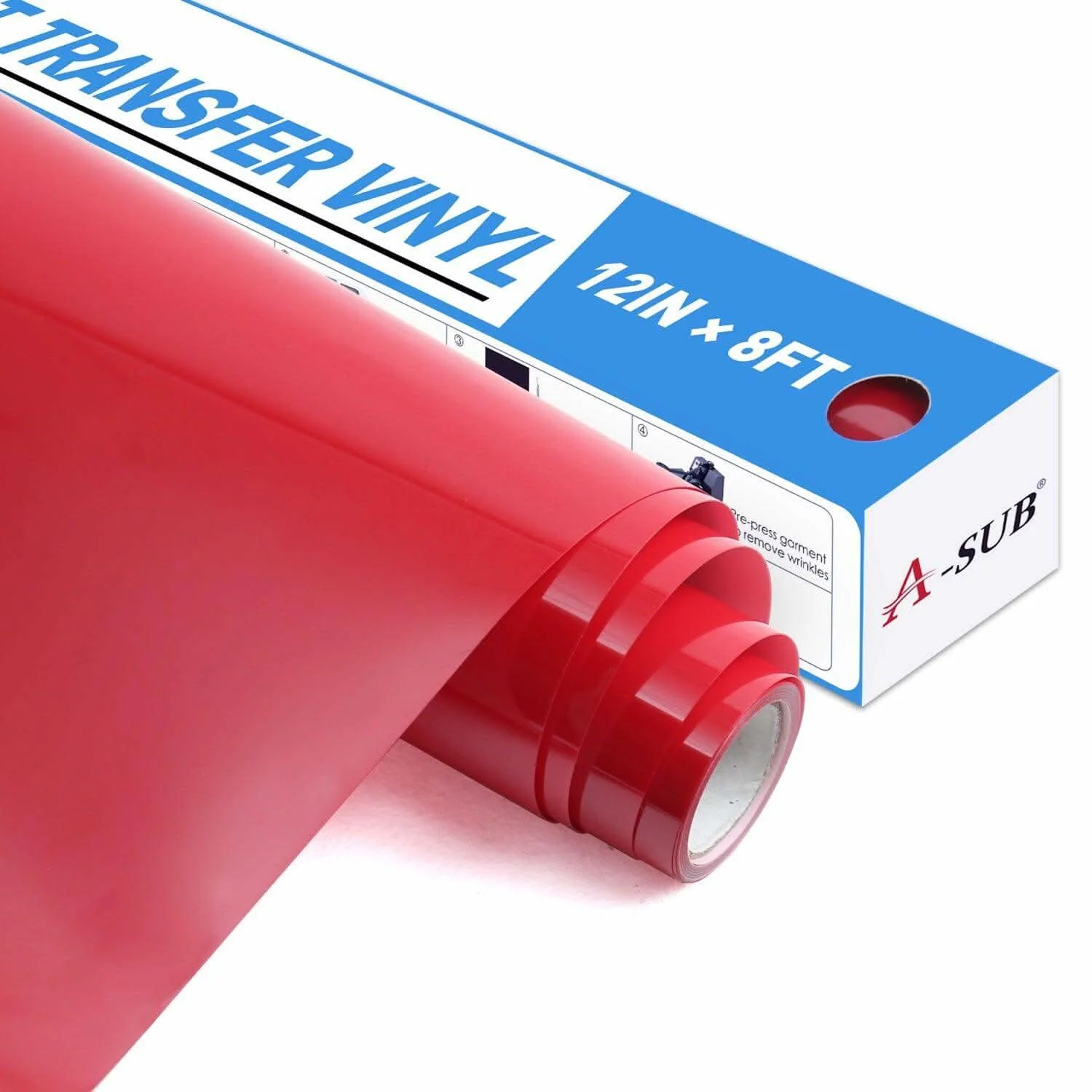 A-SUB Basic Color Heat Transfer Vinyl Roll 12"*8ft - Image 9