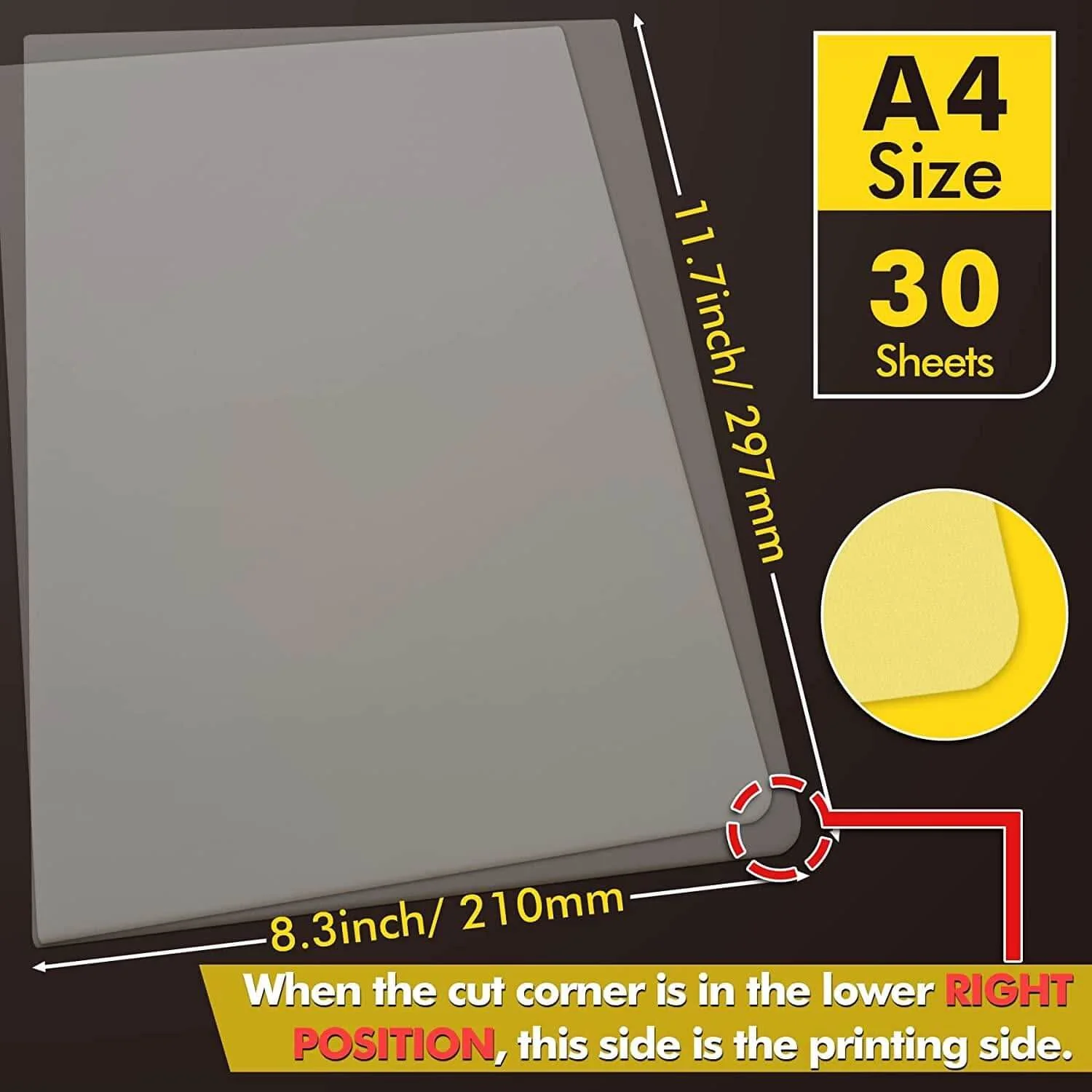 A-SUB DTF Transfer Film A4 30 Sheets - Image 3