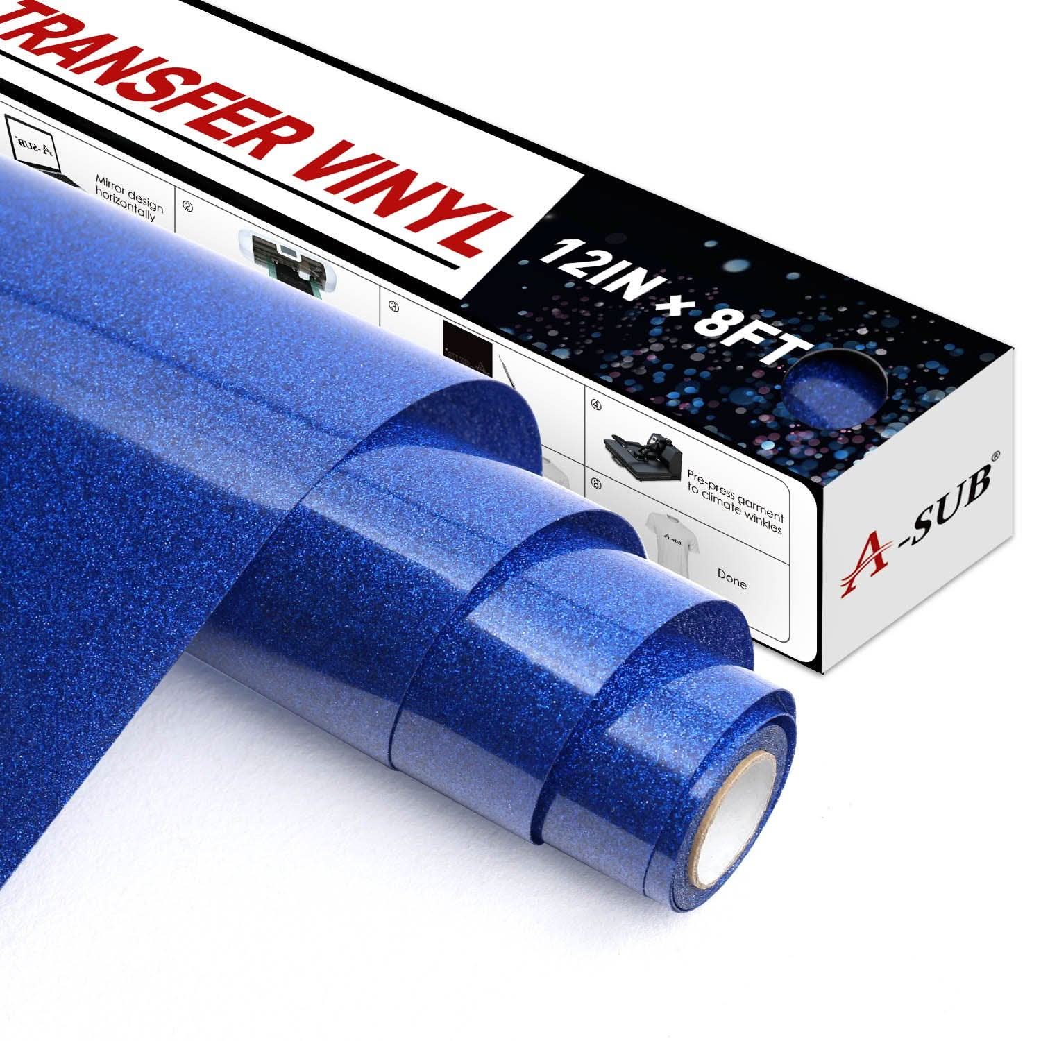 A-SUB Glitter Heat Transfer vinyl 12"* 8ft - Image 8