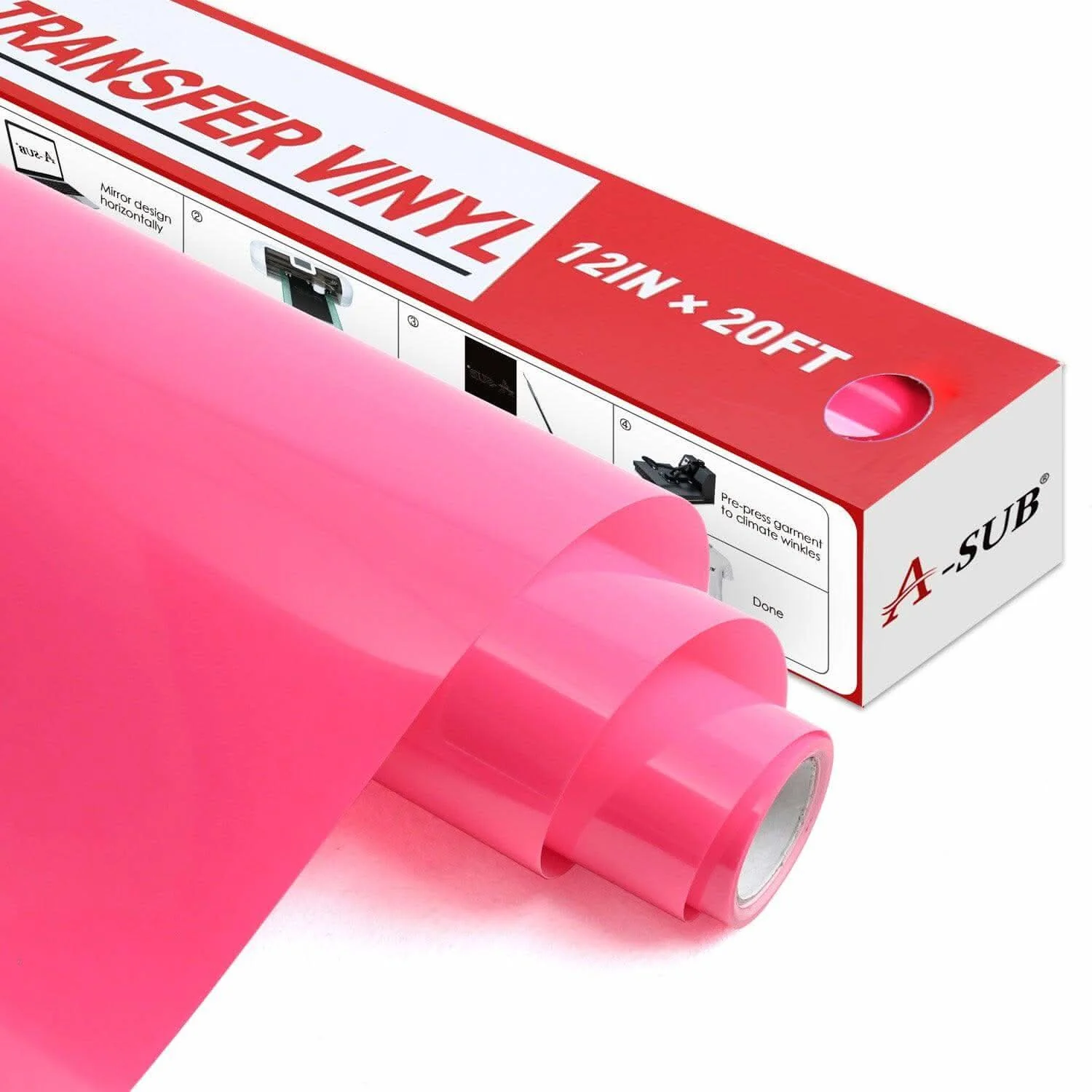 A-SUB Neon Heat Transfer vinyl 12" *20ft - Image 7
