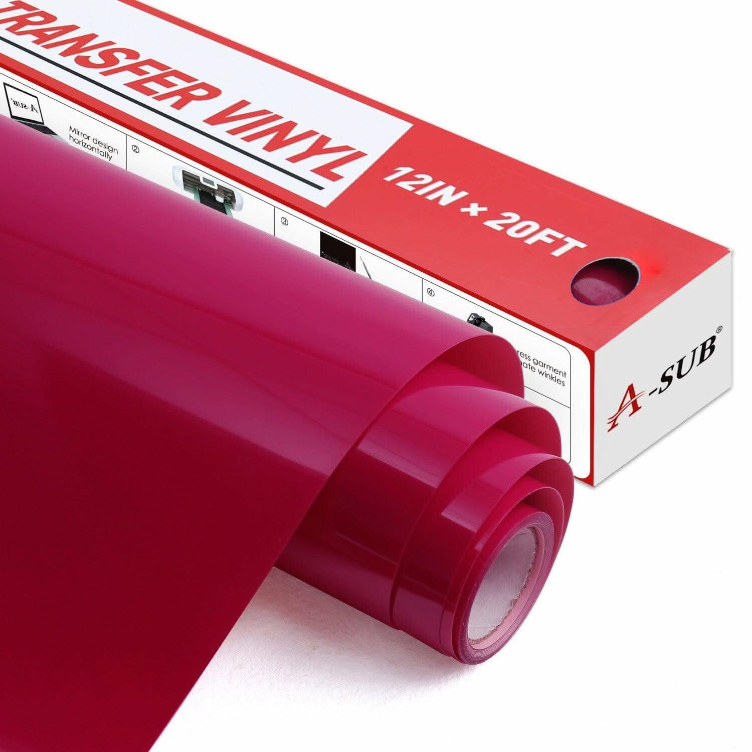 A-SUB Neon Heat Transfer vinyl 12" *20ft - Image 8