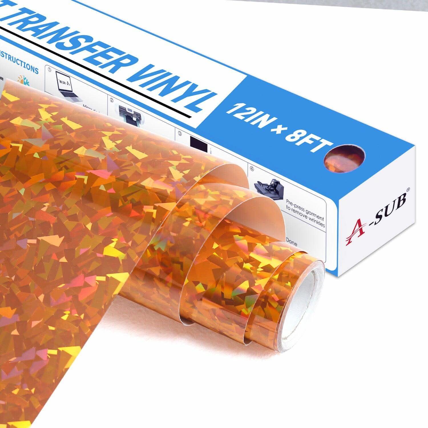 A-SUB Metallic Heat Transfer Vinyl  12*8ft - Image 8