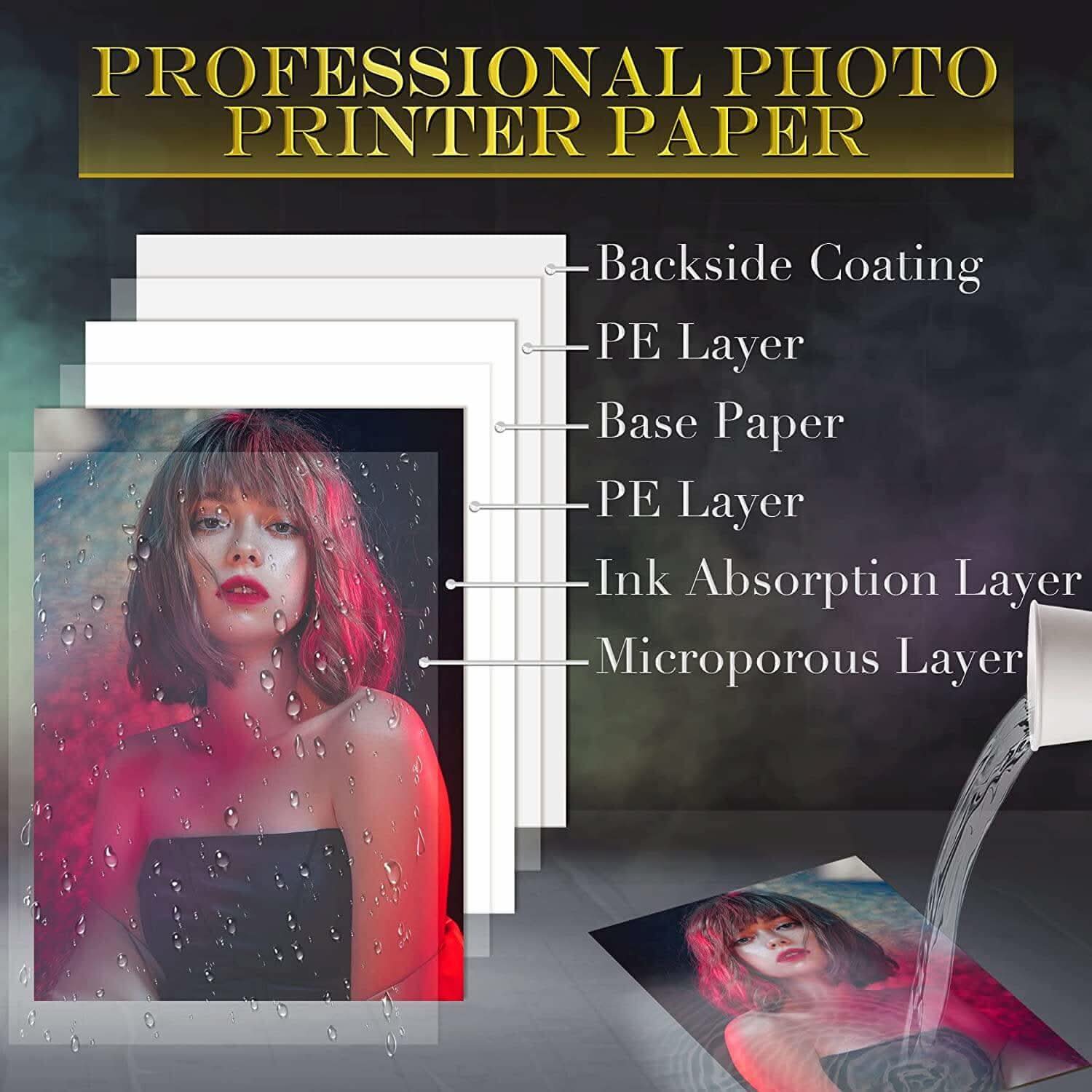 A-SUB 13"x19" Double Sided Luster Photo Paper 74lb 300gsm-Resin-Coated - Image 7