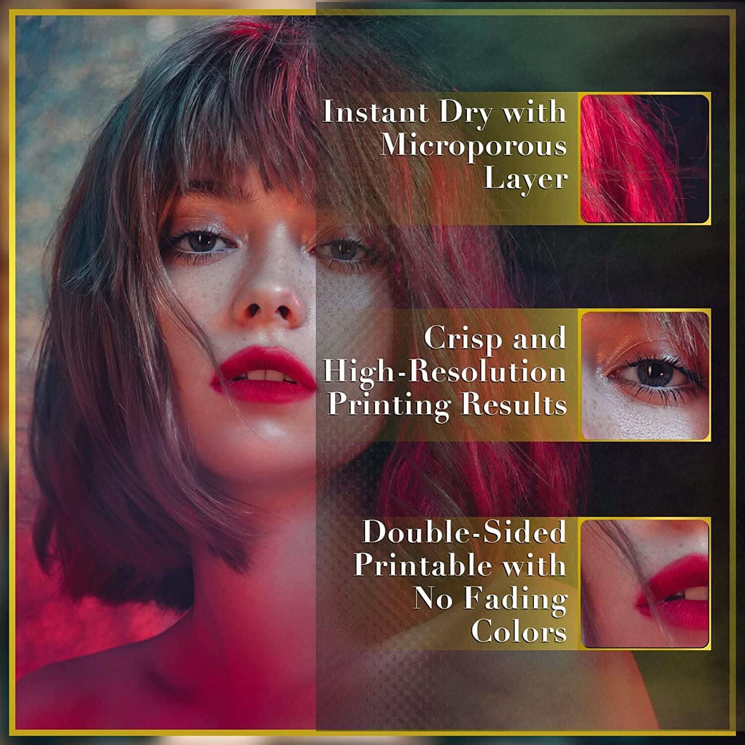 A-SUB 8.5"x11" Double Sided LusterPhoto Paper 74lb 300gsm-Resin-Coated - Image 6