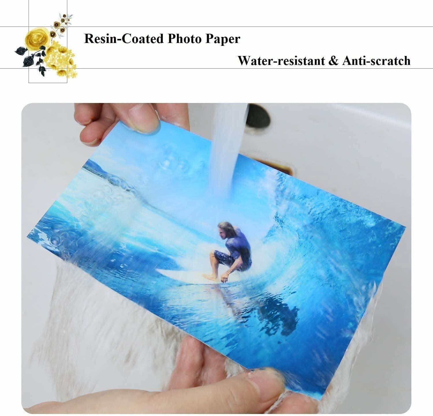 A-SUB 13"x19" High Glossy  Photo Paper 66lb 250gsm 50 sheets-Resin-Coated - Image 6