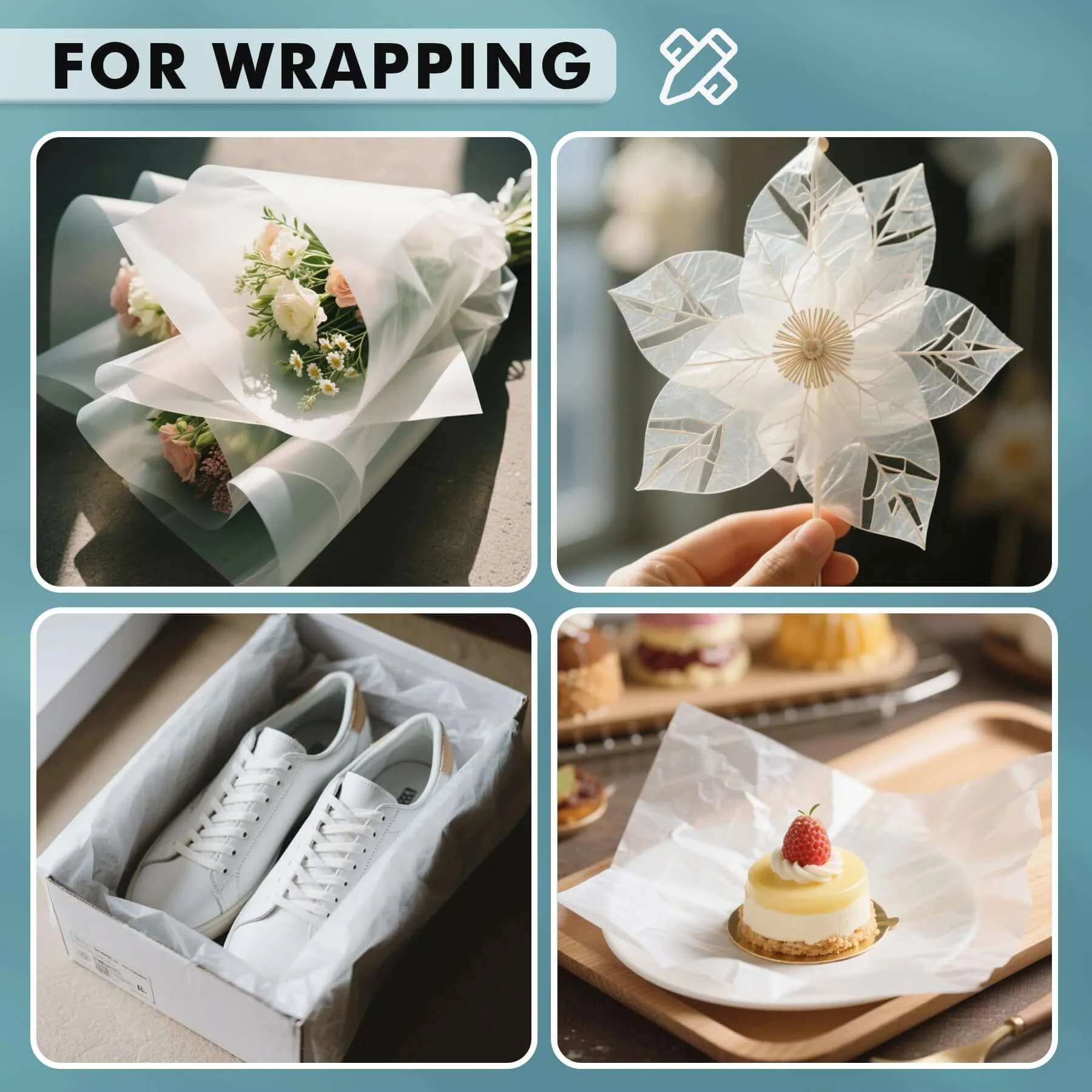 Artist’s Tracing Paper Pad Roll 12 Inches x 50 Yards 32lb/50gsm - Image 6