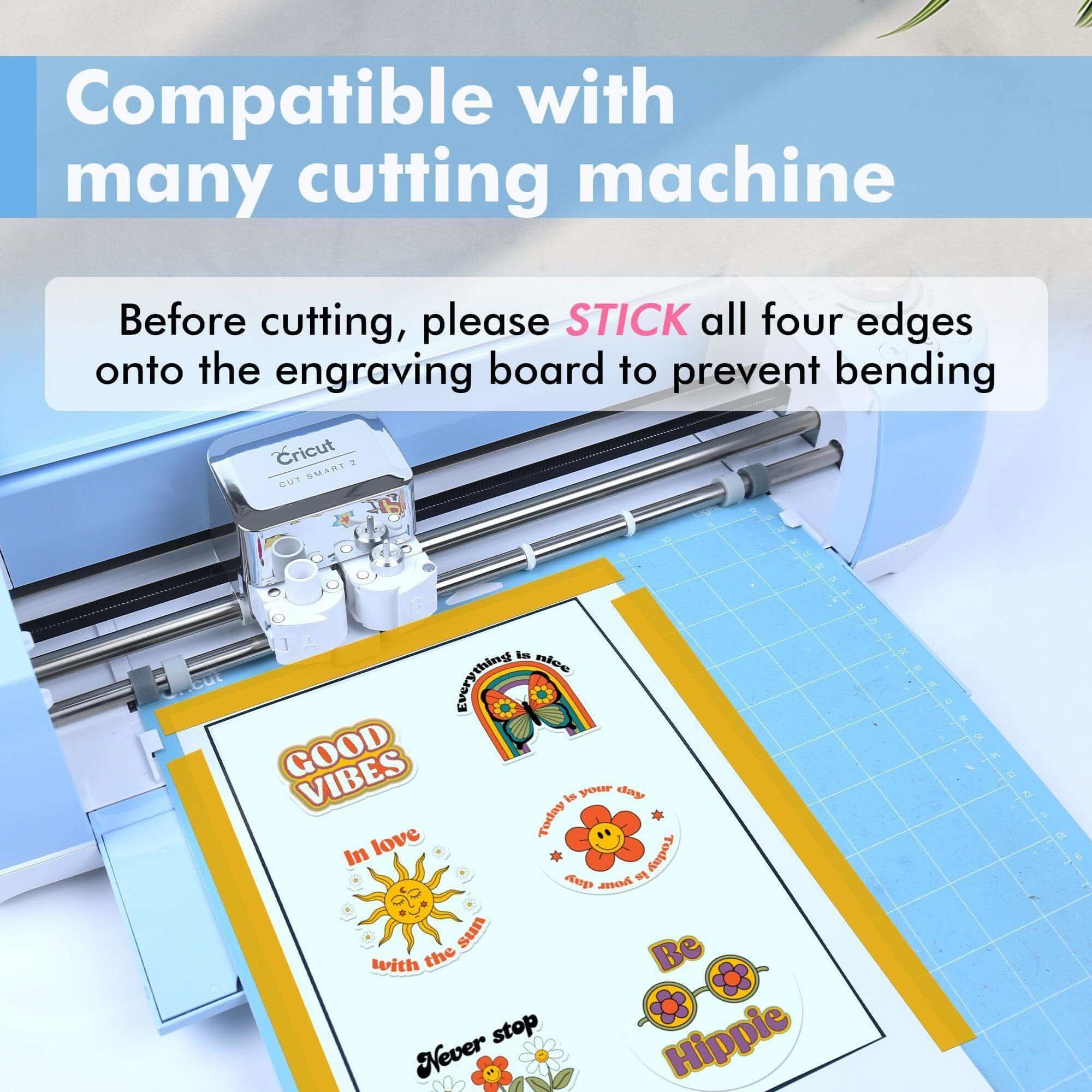 100% Waterproof White Glossy Sublimation Sticker Paper 25 Sheets - Image 4