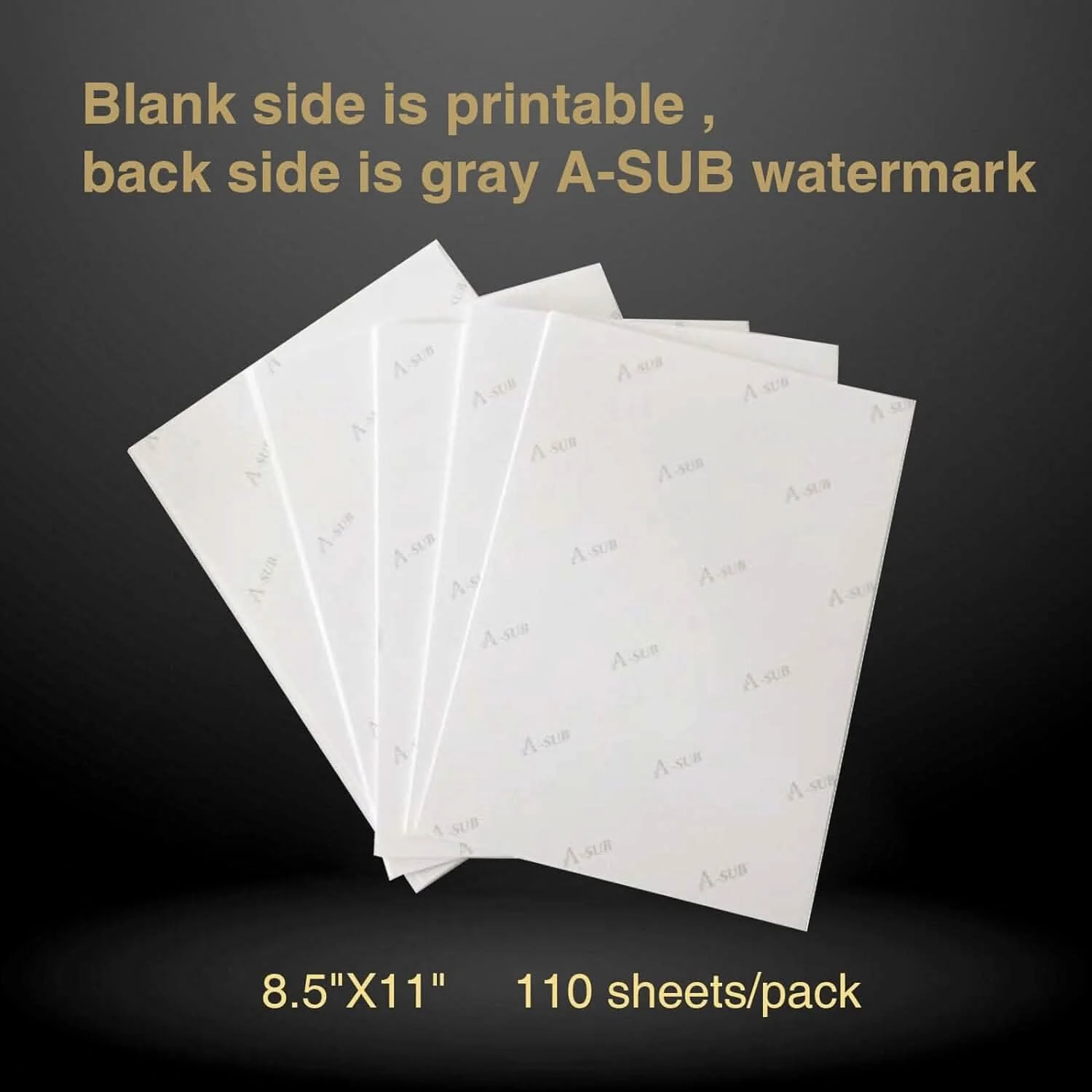 A-SUB 11"x17" ECO Sublimation Paper 100 sheets - Image 3